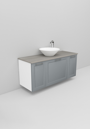 Noro Flexline Tvättställsskåp 187.4 1200 Mm Grå Matt Ram