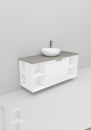 Noro Flexline Tvättställsskåp 213.2 1200 Mm Vit Matt Ram