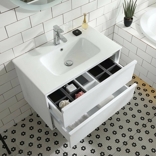 BADRUMSSKÅP BATHLIFE RUS  800 VIT EK