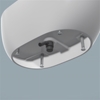 BADKAR VILA 1500 GJUTMARMOR VIT