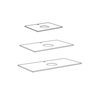 Bänkskiva Westerbergs 610X462x20 Mm Massiv Ek