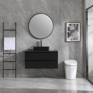 Badrumsskåp Bathlife Extas 1000 Svart