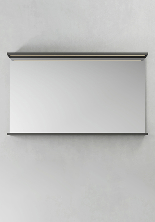 Spegel Hafa Store Ledprofil Antracit 1200