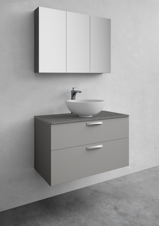 Badrumsskåp Noro City Soft Grå 900