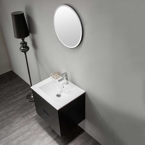 MÖBELPAKET  BATHLIFE GLÄDJE 600 MED SPEGEL SVART
