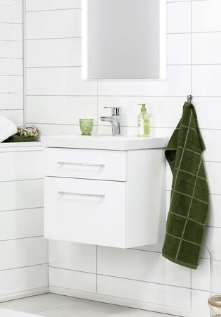 Tvättställsskåp Fix Trend Vit Matt Med Tvättställ 550 Utgående Modell