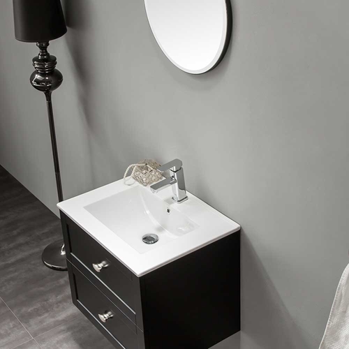 MÖBELPAKET  BATHLIFE SALIG 600 MED SPEGEL SVART