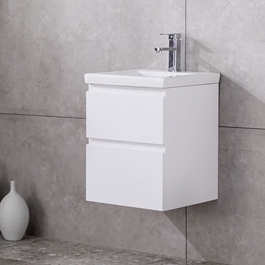 BADRUMSSKÅP BATHLIFE EUFORI 400 MM SMALL VIT