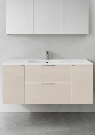 Badrumsskåp Hafa Shape Ask 1200 (300+600+300 Softcl) M Rekt Tvättställ