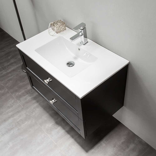 BADRUMSSKÅP BATHLIFE SALIG 800 MM SVART
