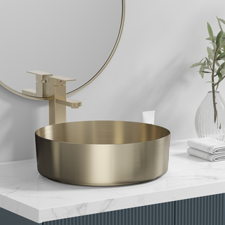 Tvättställ Bathlife Juvel Borstad Guld