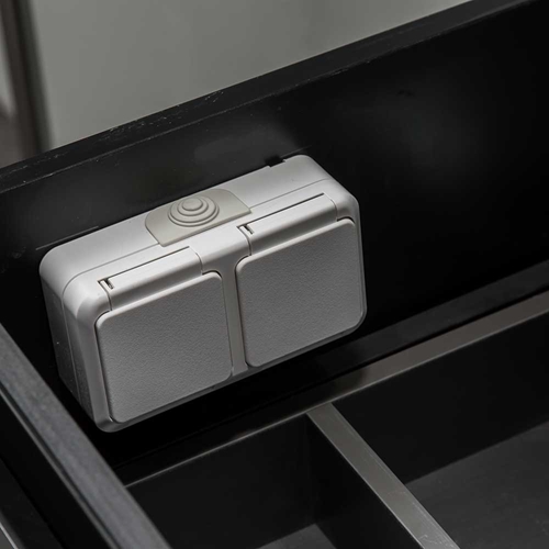 MÖBELPAKET  BATHLIFE GLÄDJE 800 MED SPEGEL SVART