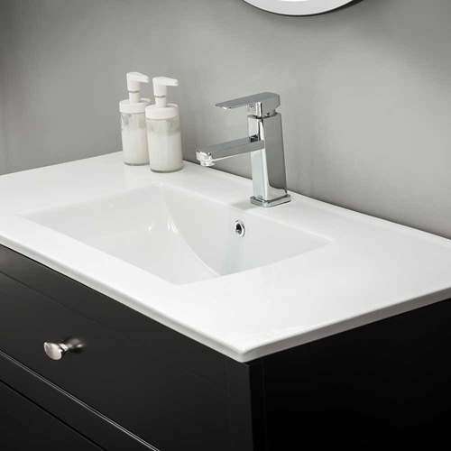 BADRUMSSKÅP BATHLIFE SALIG 1000 MM SVART