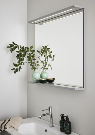 Spegel Hafa Store Ledprofil Grå 1000