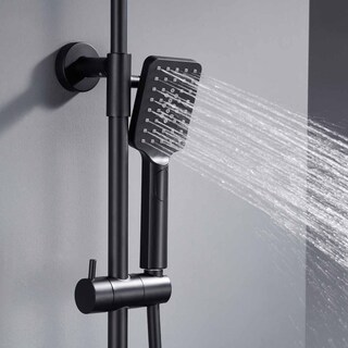 Takduschset Stimma Tapp Svart Cc150 Med Ø240 Duschhuvud