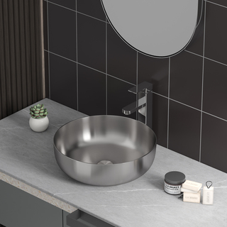 Tvättställ Bathlife Klenod Borstad Nickel