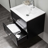 BADRUMSSKÅP BATHLIFE SALIG 600 MM SVART