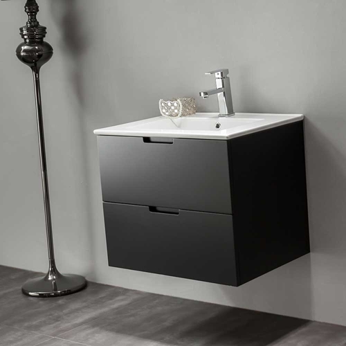 MÖBELPAKET  BATHLIFE GLÄDJE 600 MED SPEGEL SVART