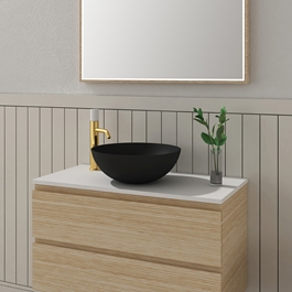 TVÄTTSTÄLL BATHLIFE GEDIGEN SVART MATT