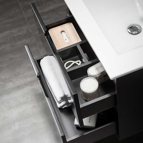 MÖBELPAKET  BATHLIFE GLÄDJE 600 MED SPEGEL SVART