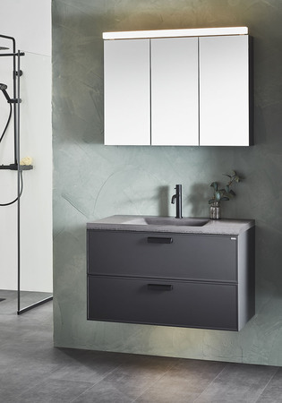 Spegelskåp Noro Flex Antracit 900