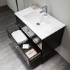 BADRUMSSKÅP BATHLIFE SALIG 800 MM SVART