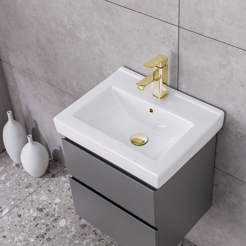 BADRUMSSKÅP BATHLIFE EUFORI 500 MM SMALL GRÅ