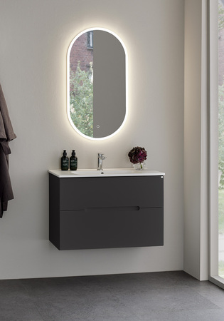 Tvättställsskåp Hafa Sun Antracit 900