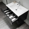 BADRUMSSKÅP BATHLIFE SALIG 800 MM SVART