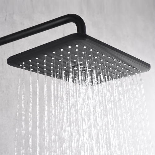 TAKDUSCHSET BATHLIFE VÄLLA MATTSVART MED BADKARSBLANDARE