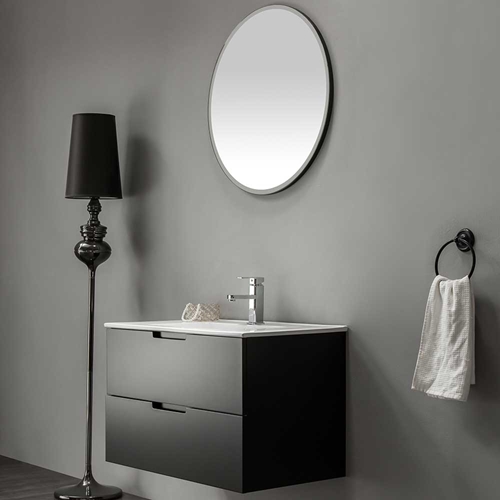 MÖBELPAKET  BATHLIFE GLÄDJE 800 MED SPEGEL SVART