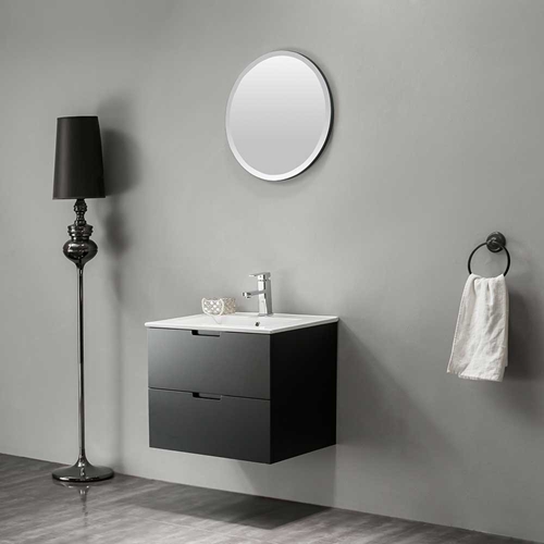 MÖBELPAKET  BATHLIFE GLÄDJE 600 MED SPEGEL SVART