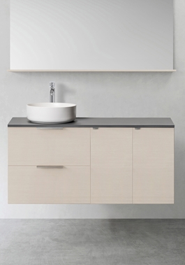 TVÄTTSTÄLLSSKÅP SHAPE 1200 (600 MED 2ST SIDOMODUL MJUKST 300) ASKMÖNSTER