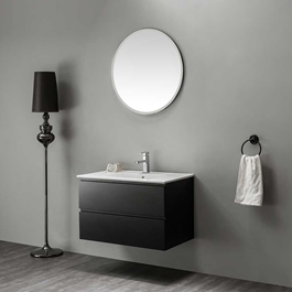 MÖBELPAKET BATHLIFE EUFORI 800 MED SPEGEL SVART