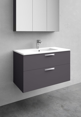 Badrumsskåp Noro City Antracit 900