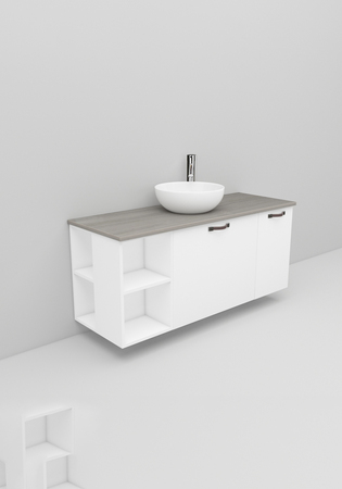 Noro Flexline Tvättställsskåp 205.1 1200 Mm Vit Matt