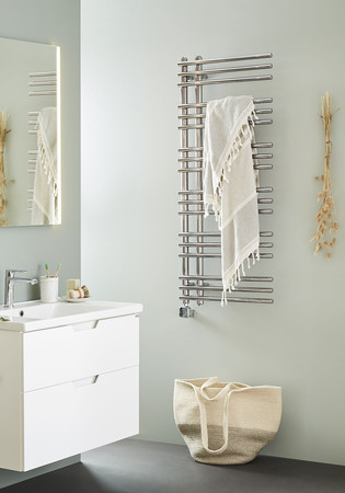 Handdukstork Noro Arc 500X1200 Krom