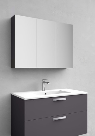 Spegelskåp Noro Flex Antracit 900