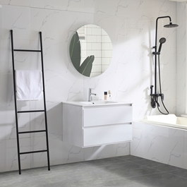 BADRUMSSKÅP BATHLIFE LÄTTSAM 800 MM VIT EK