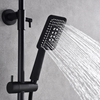 TAKDUSCHSET BATHLIFE VÄLLA MATTSVART MED BADKARSBLANDARE