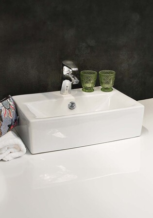 Handfat Noro Single 450 Porslin