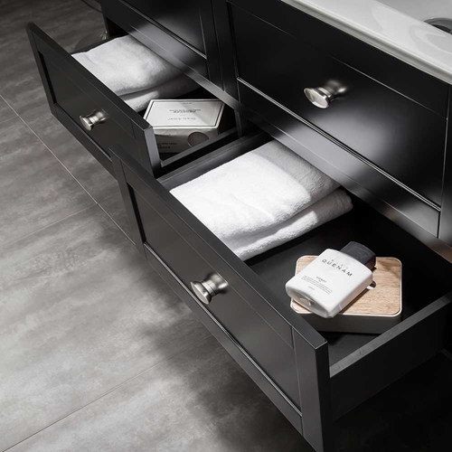 BADRUMSSKÅP BATHLIFE SALIG 1200 MM SVART