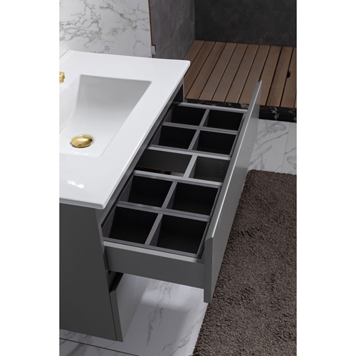 BADRUMSSKÅP BATHLIFE EUFORI 800 MM GRÅ