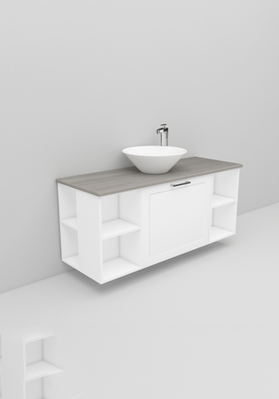 Noro Flexline Tvättställsskåp 211.2 1200 Mm Vit Matt Ram