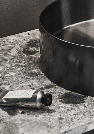 Bänkskiva Hafa On Top 900 Grå Terrazzo