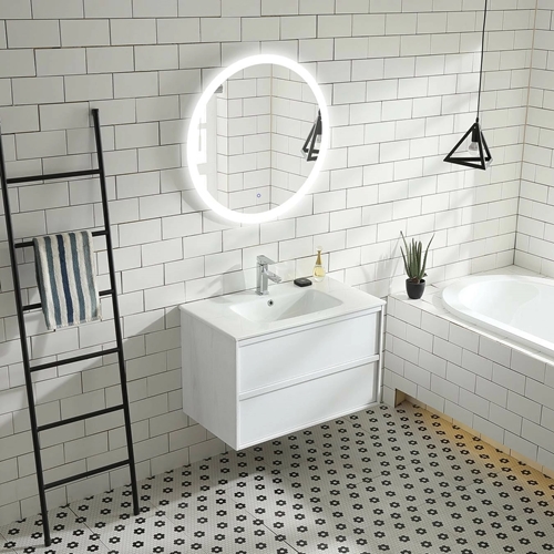BADRUMSSKÅP BATHLIFE RUS  800 VIT EK
