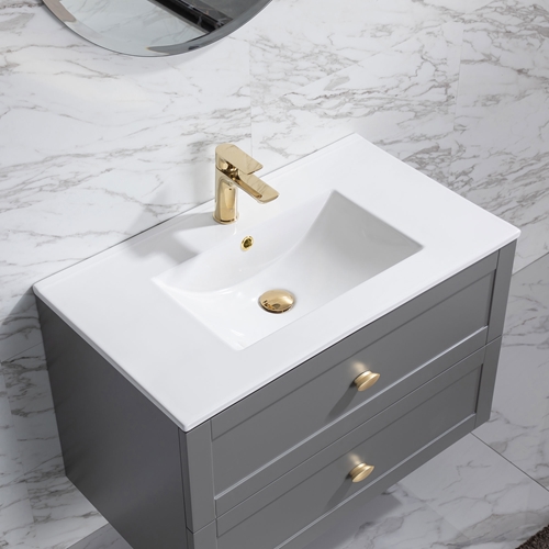 BADRUMSSKÅP BATHLIFE SALIG 800 MM GRÅ