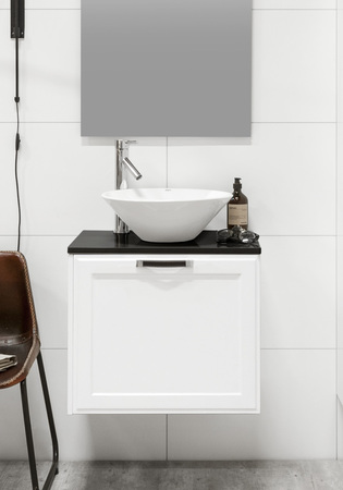 Noro Flexline Tvättställsskåp 22.3 600 Mm Vit Matt Fasad Ram