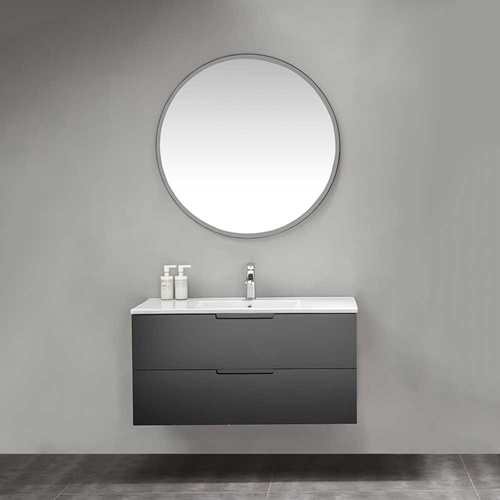 MÖBELPAKET  BATHLIFE GLÄDJE 1000 MED SPEGEL SVART