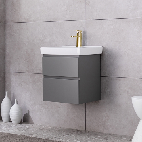 BADRUMSSKÅP BATHLIFE EUFORI 500 MM SMALL GRÅ